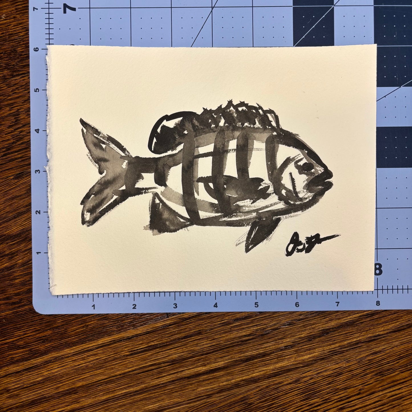 Studio Sale Abstract Sheepshead Original