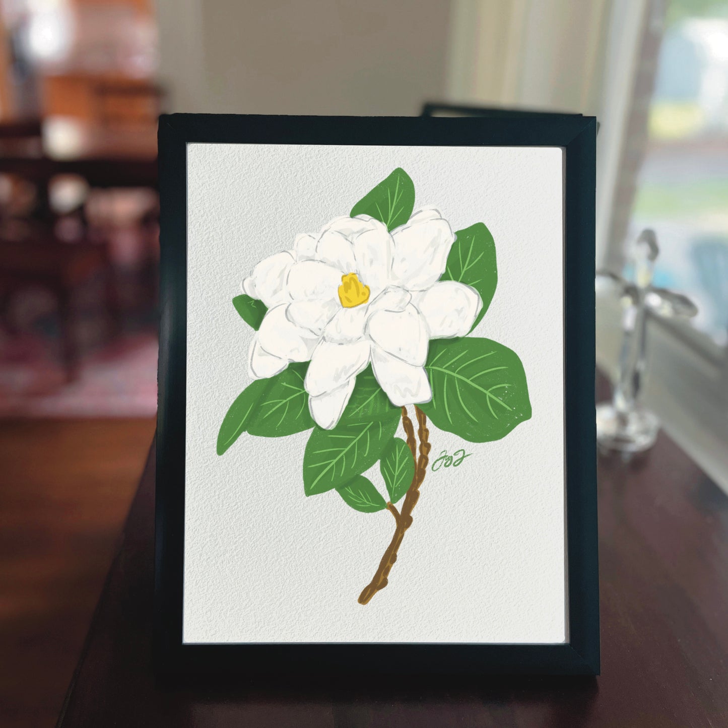 Open Edition: Magnolia Flower Print (frame sold separately)