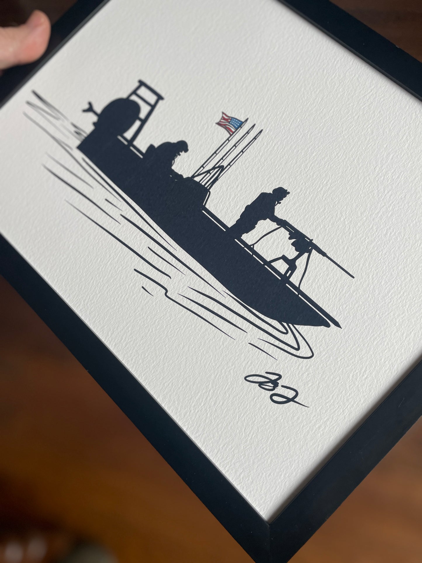 Open Edition: Marsh Patrol Print (Frame not included)