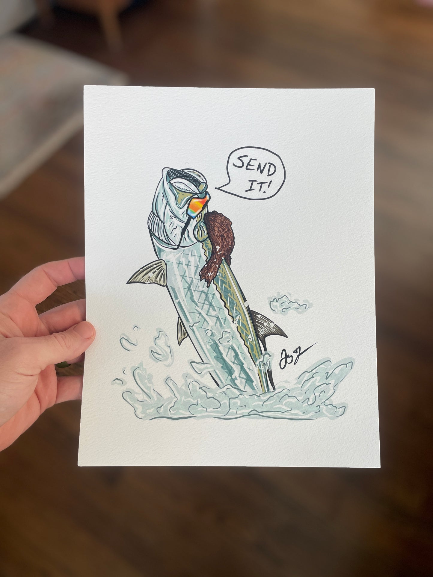 Open Edition: Send it Tarpon Print