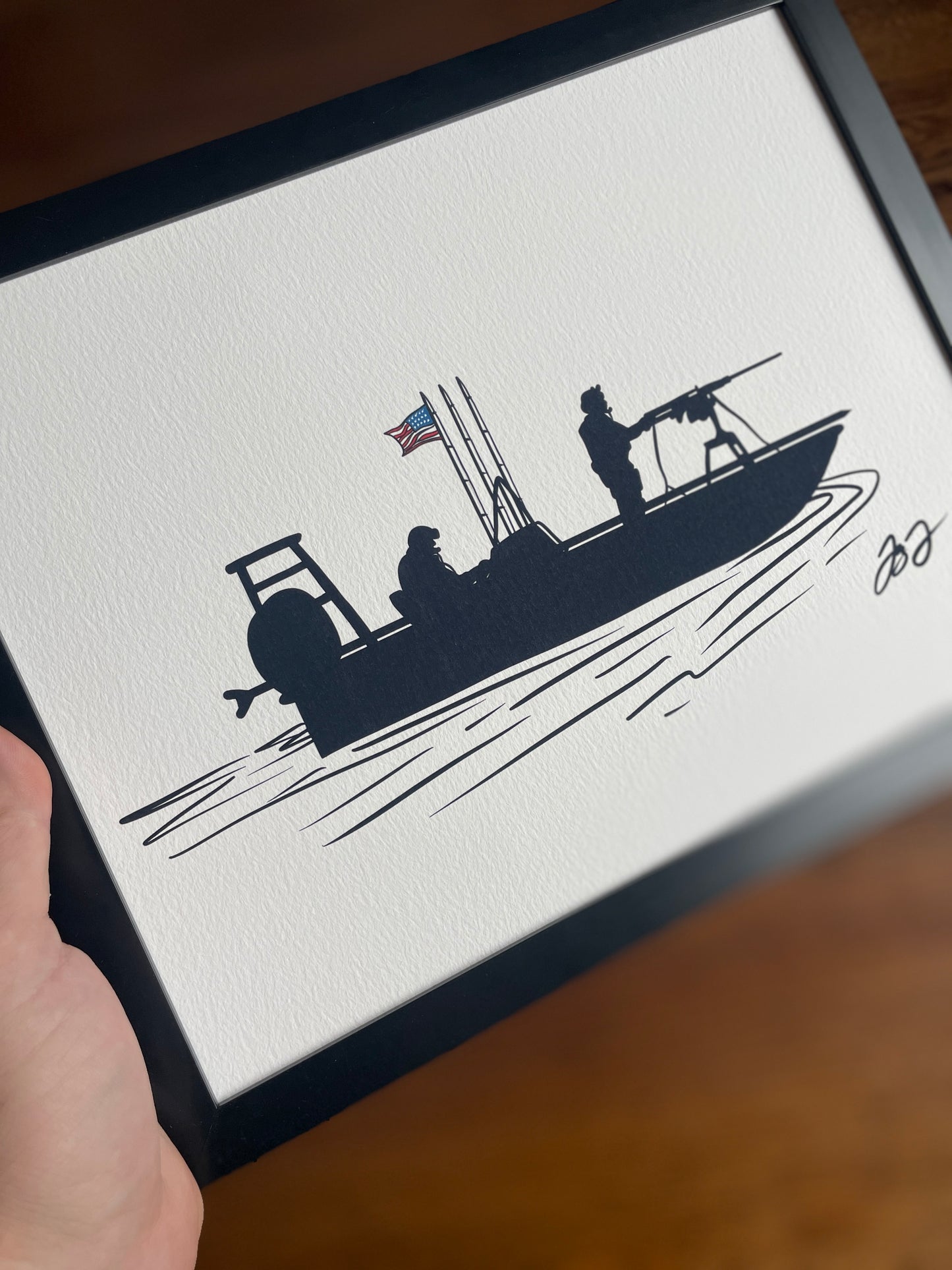 Open Edition: Marsh Patrol Print (Frame not included)