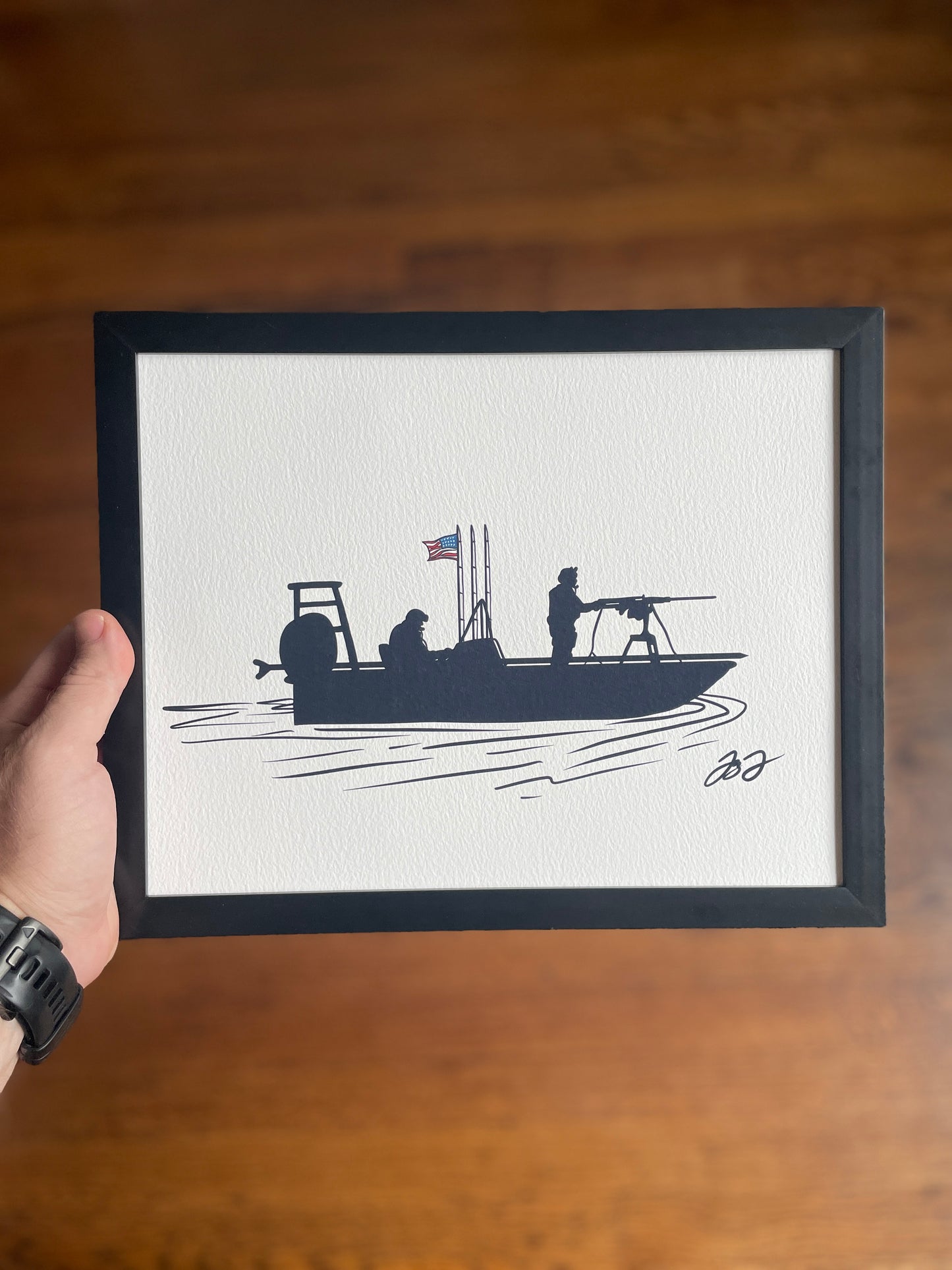 Open Edition: Marsh Patrol Print (Frame not included)